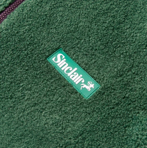 SINCLAIR SINCOZY FLEECE GREEN HOODIE