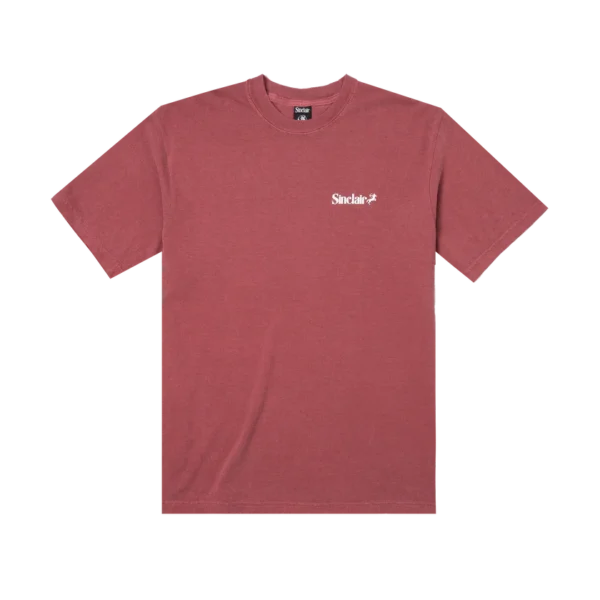 SINCLAIR CLAIRSSENTIAL MAROON T-SHIRT